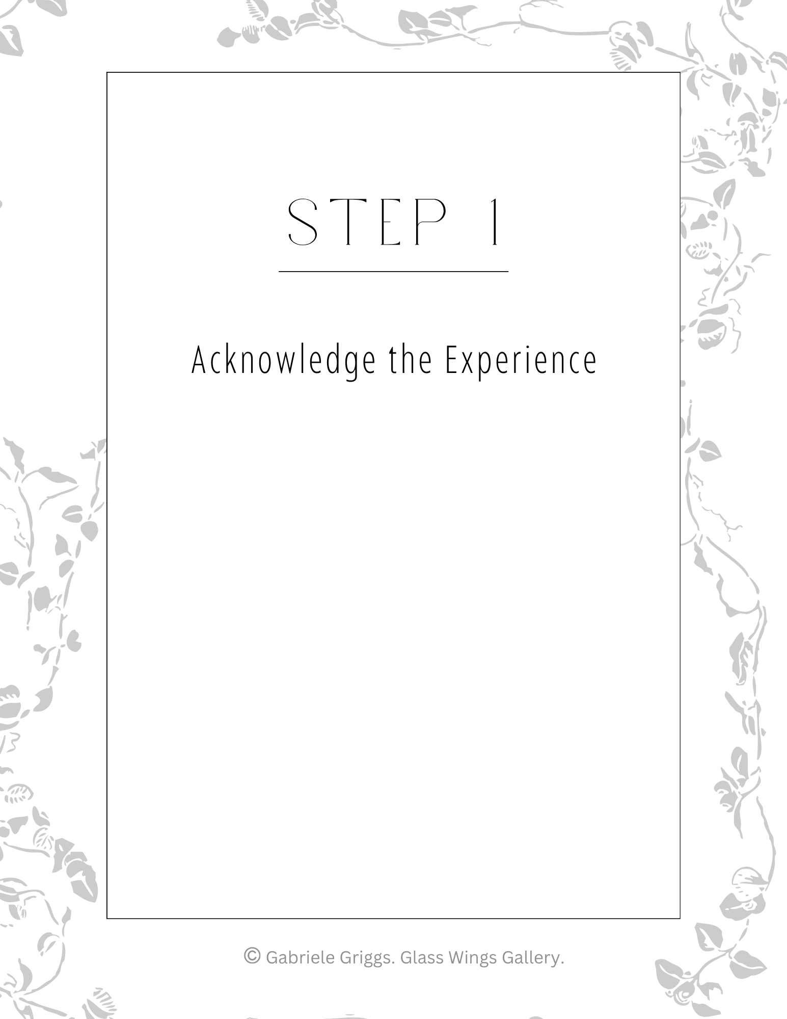 A Journal For Healing Workbook