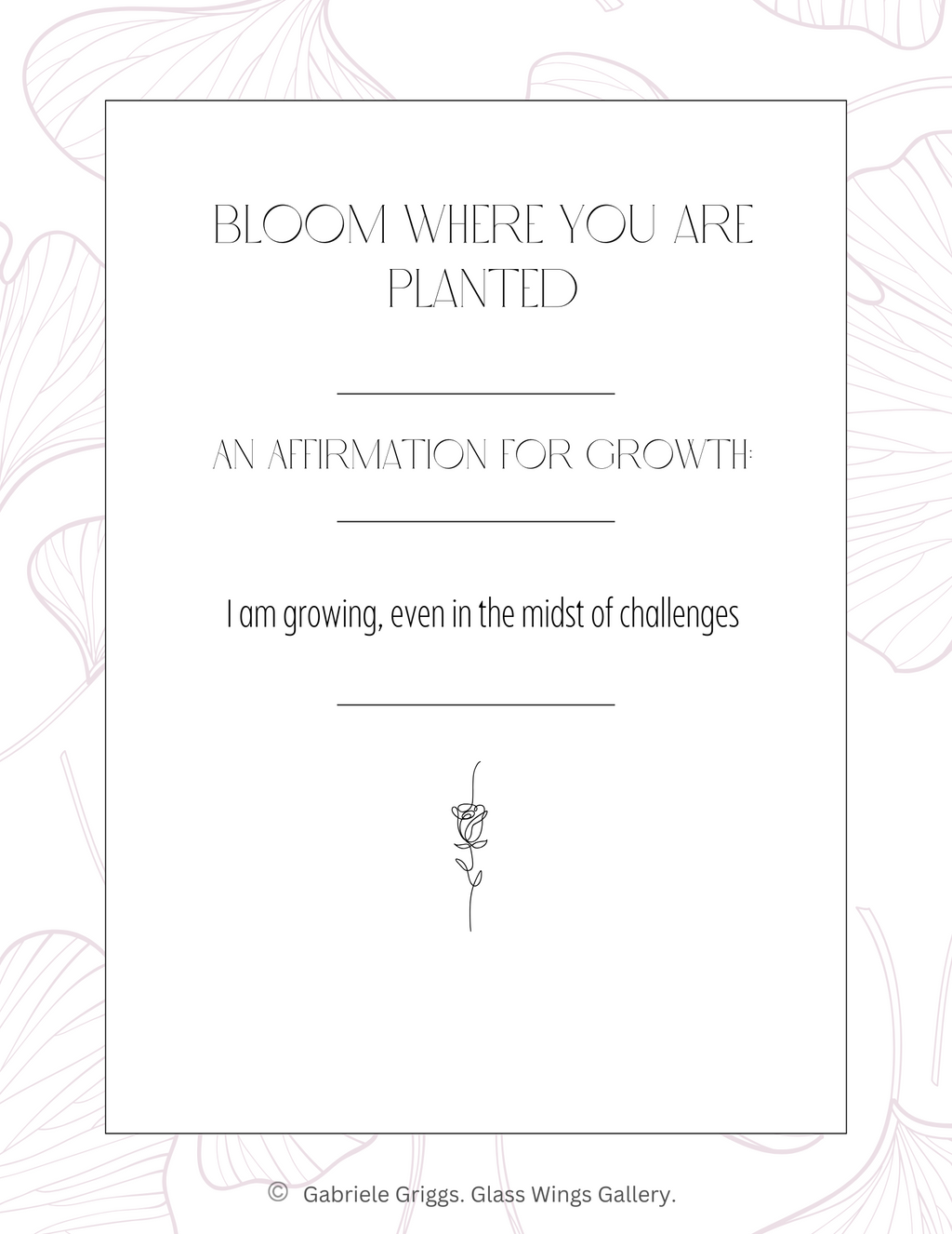Moments for Mindfulness - Growth