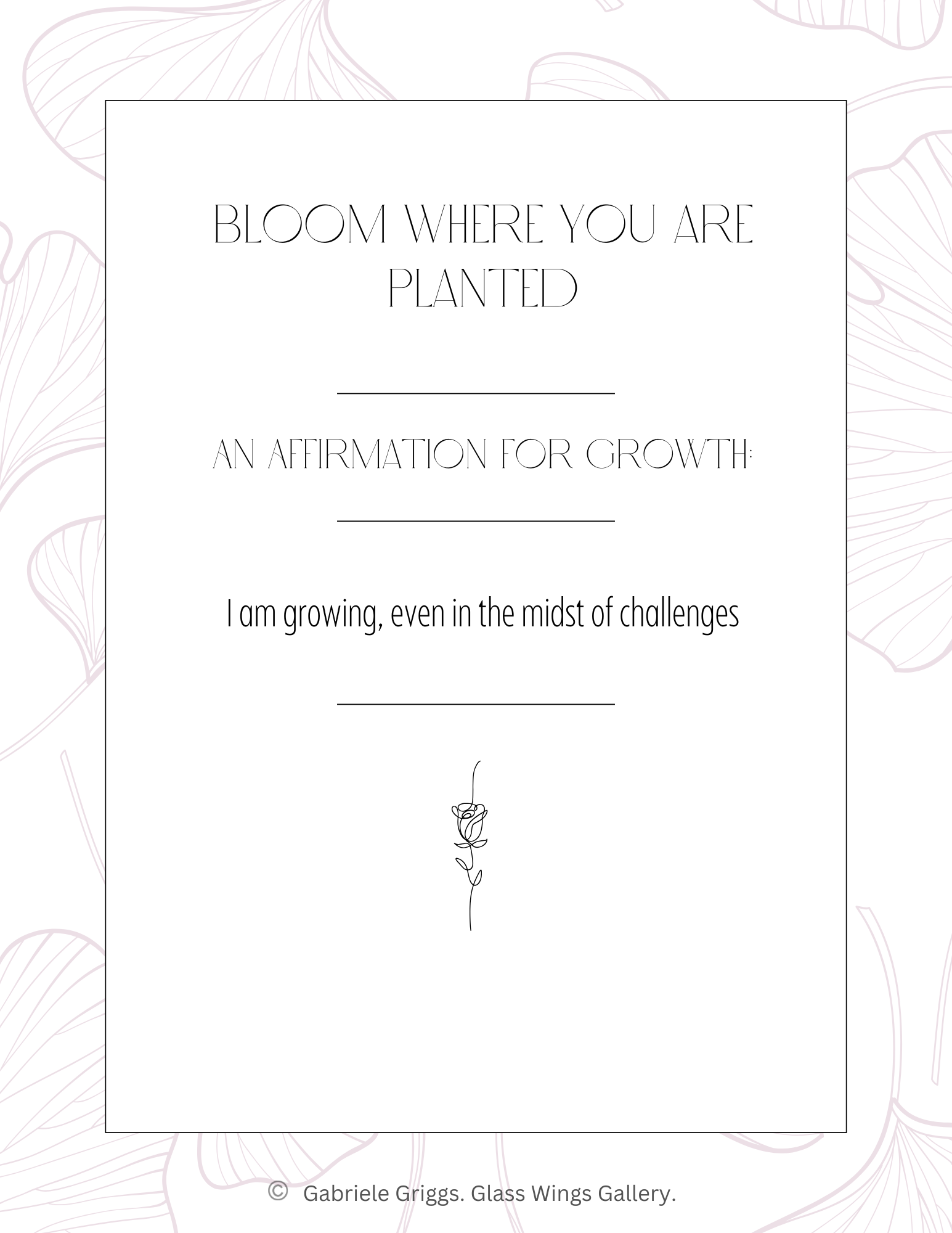 Moments for Mindfulness - Growth