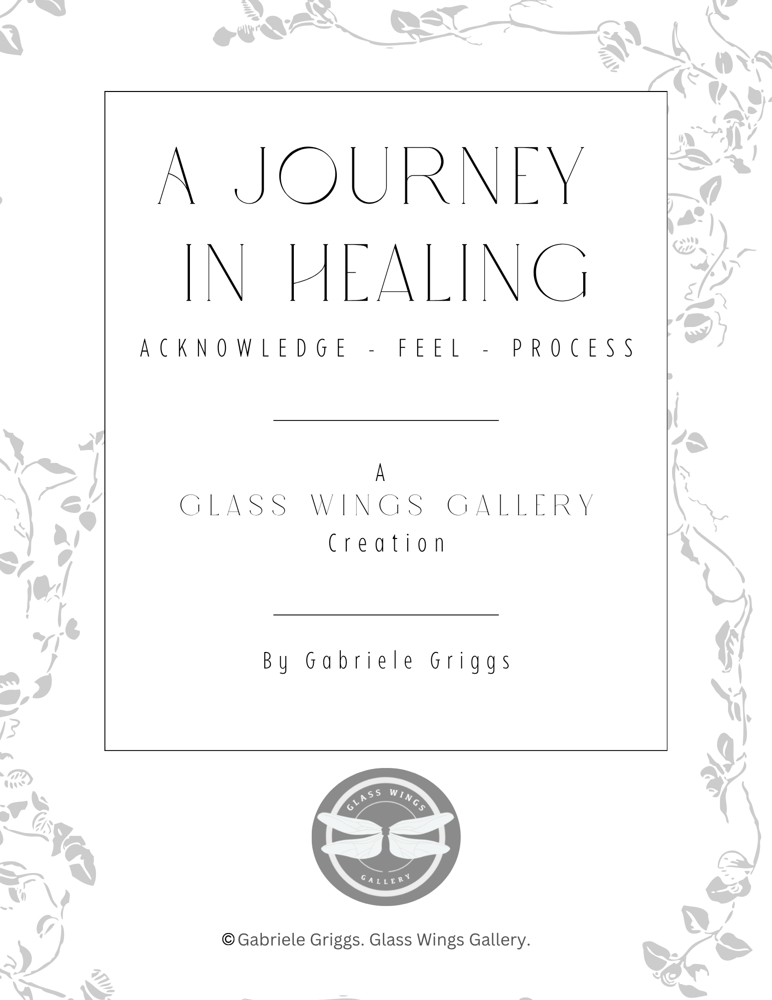 A Journal For Healing Workbook